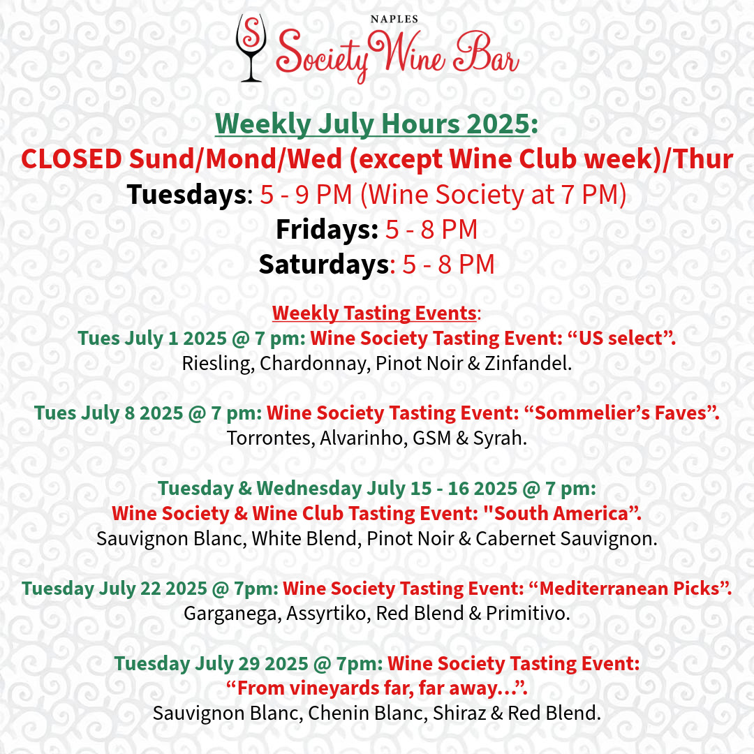 Weekly July Hrs 2025