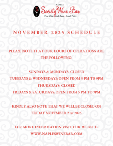 November 2025 schedule v4