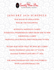 January 2026 schedule final